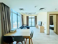 Fully Furnished// Corner Unit// Huge Size 1-bhk Just 72k Rent 1 Cheque & Separate Laundry Room