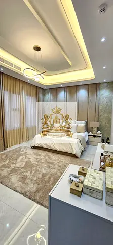 Villa for sale in Sharjah... Basateen Al Zubair area... Land area: 5,000 sq. ft.... Built-up area: