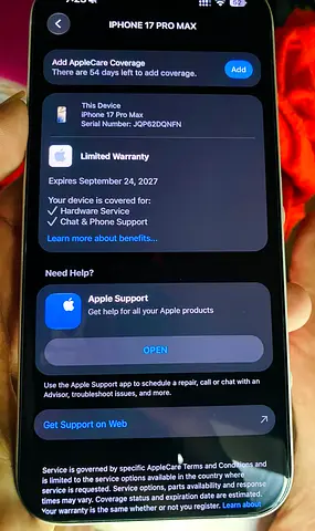 iPhone 17 pro max