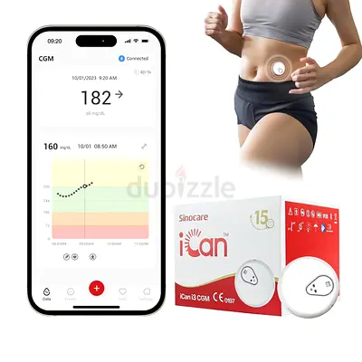 Sinocare iCan CGM Sensor - Brand New Continuous Glucose Monitor Sensor