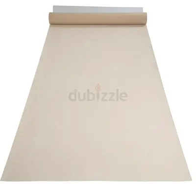 Large plain light beige viniyle