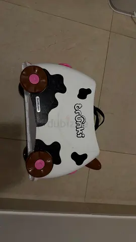 Trunki Children's ride-on suitcase / toddler ride-on luggage (cow print)