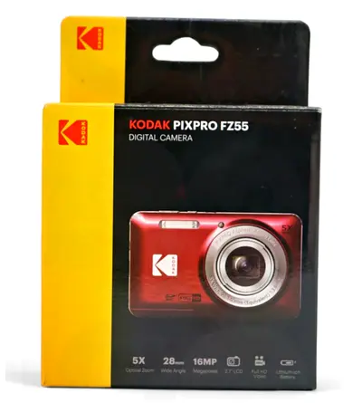Kodak. FREE SD Card Pixpro FZ55 16MP Compact Digital Camera - unboxed