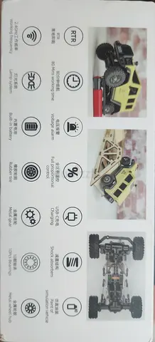 LDARC 1:43 Scale Mini RC Crawler RTR RC Rock Truck 4x4 2.4GHZ