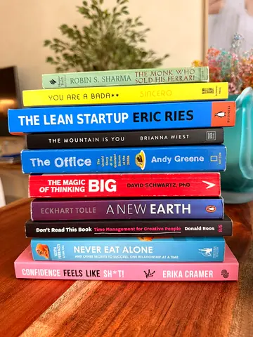 Book bundle for sale - Self growth, business, food, pop culture
