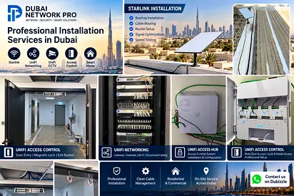 Starlink, UniFi Network & Access Control Installation Dubai 