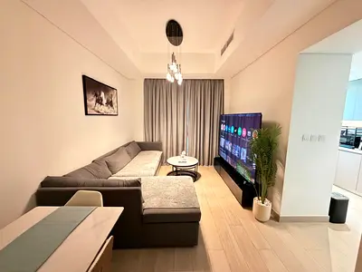 Fully Furnished// Spacious 1-bhk Just 75k Rent 4 Cheques Payment