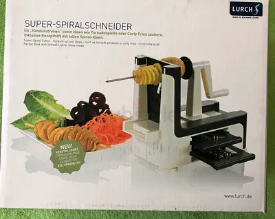 Super Spiral Cutter / Vegetable Spiralizer (manual) - Like New