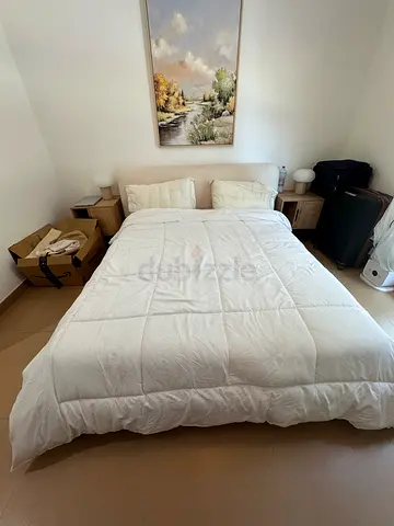 Queen bed with mattress