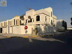 Corner villa for sale|ajman|al yasmeen area | 5 master rooms, majlis, hall, roof|freehold|negotiable