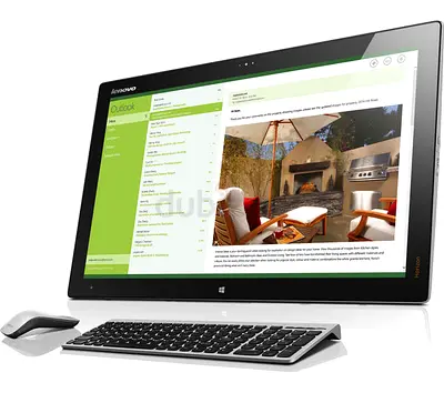 Lenovo All-in-One Desktop PC with Wireless Keyboard & Mouse