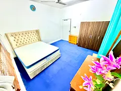 Furnished window Master room with Attached bathroom