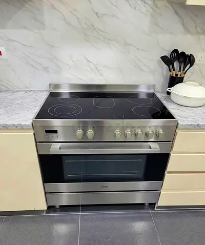 Midea Freestanding Ceramic Cooker With Multifunction Oven - 109L - 90X60cm