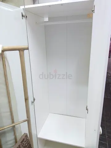 White Single-Door Wardrobe / Closet - Good Condition