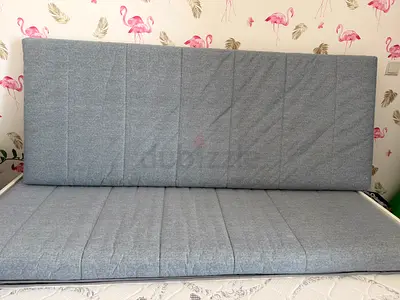 2 Comfort foam mattress topper / thin mattress - light grey, unused and came with IKEA sofa day bed.