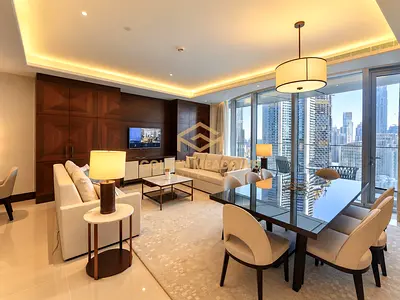 Luxury 3BR + Maid | Full Burj Khalifa View | Fully Furnished | Sky Views Downtown