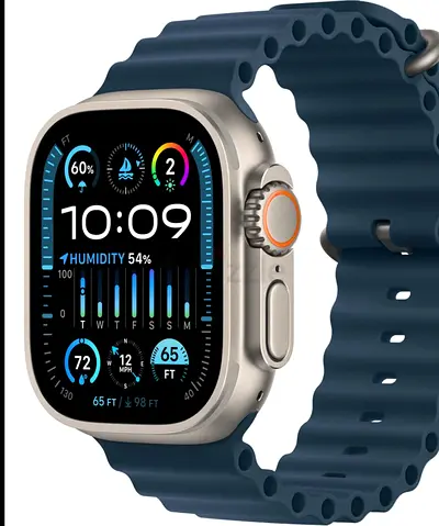 Apple Watch Ultra 2 (Titanium) - Navy Blue Sport Band