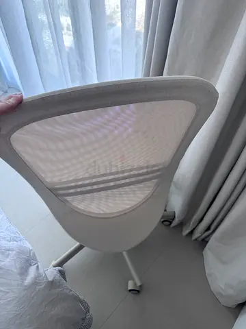 IKEA beige desk chair, has some stains but washable.