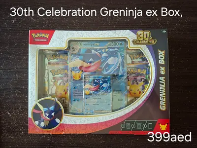 Pokemon 30th Celebration Greninja ex Box - Sealed