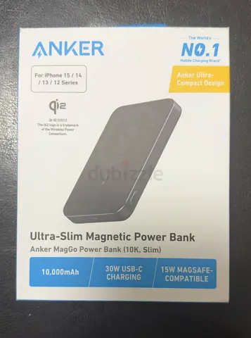 Anker MagGo Ultra-Slim 10,000mAh Magnetic Power Bank (MagSafe Compatible)