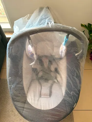 Juniors brand new baby rocker/infant bouncer with toy bar