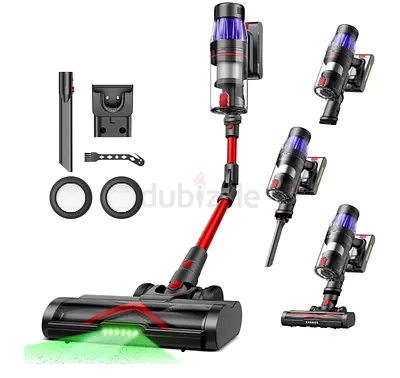 Ultenic Cordless Vacuum Cleaner 50KPa/60 Mins, U16 Stick Vacuum Cleaner with Foldable Wand/Tangle-Fr