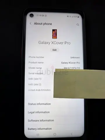 Samsung Galaxy XCover Pro - Good Working Condition