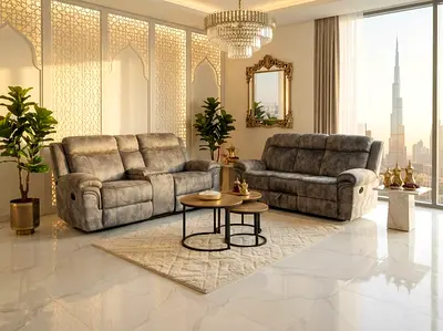 5 seater Recliner Sofa Set - Comfortable Living Room Set