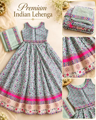 NEW Premium Indian Lehenga with Can-Can | Never Worn | 3-Piece Set