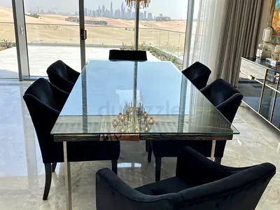 Table , dinning , Railway wood table
