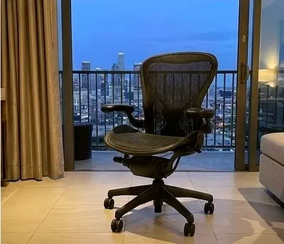 Herman Miller Aeron Ergonomic Office Chair - Size B, Black