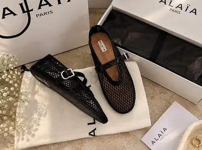 Alaia mesh shoes size 40