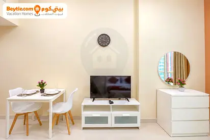 A Bright Fully Furnished Studio with Open Views Balcony in Elite Residence 2