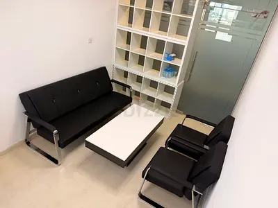 Black 3-seater sofa with 2 matching armchairs and coffee table - good condition