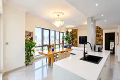 Upgraded 2BR+Study |Burj Khalifa View|Chiller Free