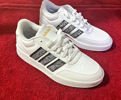 Adidas Women's / Kids Custom-painted Sneakers - Size 6 US / 4.5 UK - Unused, Out of Box