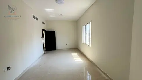 For Annual Rent Two-Bedroom Apartment, First Occupancy Al Rawda 2 Ajman Two Bathrooms Balcony Centr