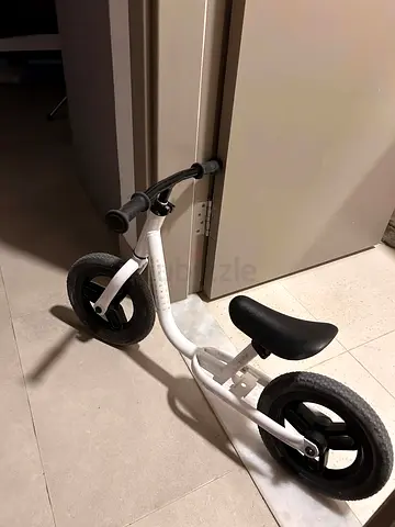 Kids Balance Bike / First Ride Trainer - White