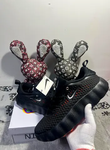Nike Mind 002 sneaker in the Black/Hyper Crimson shoes unisex
