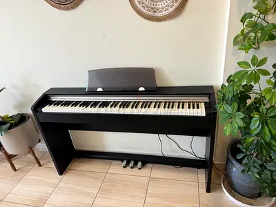 Privia Casio Digital Piano in Black - 88 Keys, Stand & Pedals
