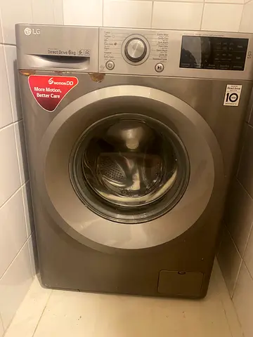 LG Front Load Washing Machine - 6kg (Grey) - Good Working Condition