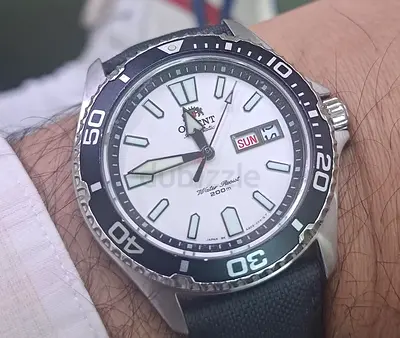 Orient MAKO 2 USA Automatic Diver Style Watch 200m - White Dial