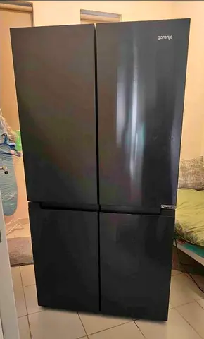 Gorenje Black Four-Door Refrigerator - Excellent Condition