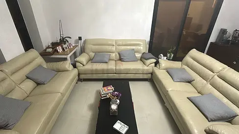 Leather sofa