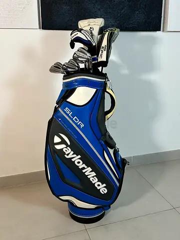 TaylorMade SLDR Tour Golf Bag with Premium Full Golf Club Set – Good Condition