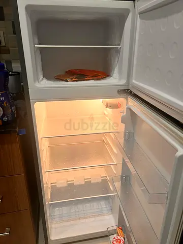 Nobel Double Door Fridge with Freezer – Silver Refrigerator