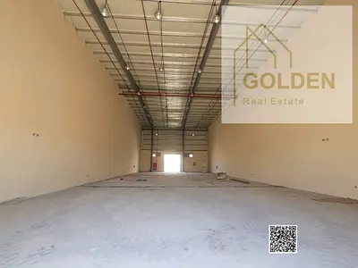 80 kW Electricity | New Industrial Warehouse for Rent in Umm Al Quwain | Spacious Setback Area