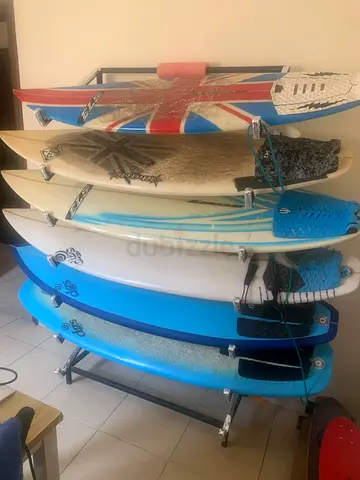 Custom Made 7-Board Surfboard Rack