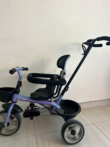 Kids 4-in-1 Tricycle with Push Handle — Lightly Used