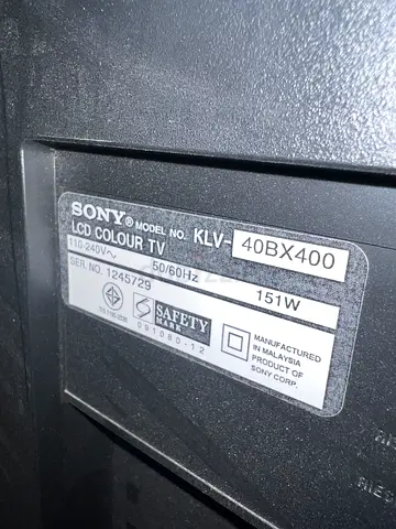 Sony BRAVIA flat screen TV - good working condition